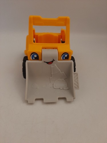 Fisher Price Little People Yellow Bulldozer and Construction Worker Figure Toys - Picture 13 of 19