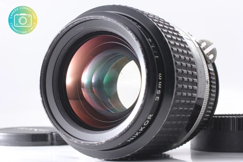 [N MINT- w/Caps] Nikon Ai-s Ais Nikkor 35mm f/1.4 MF Wide Angle Lens From JAPAN