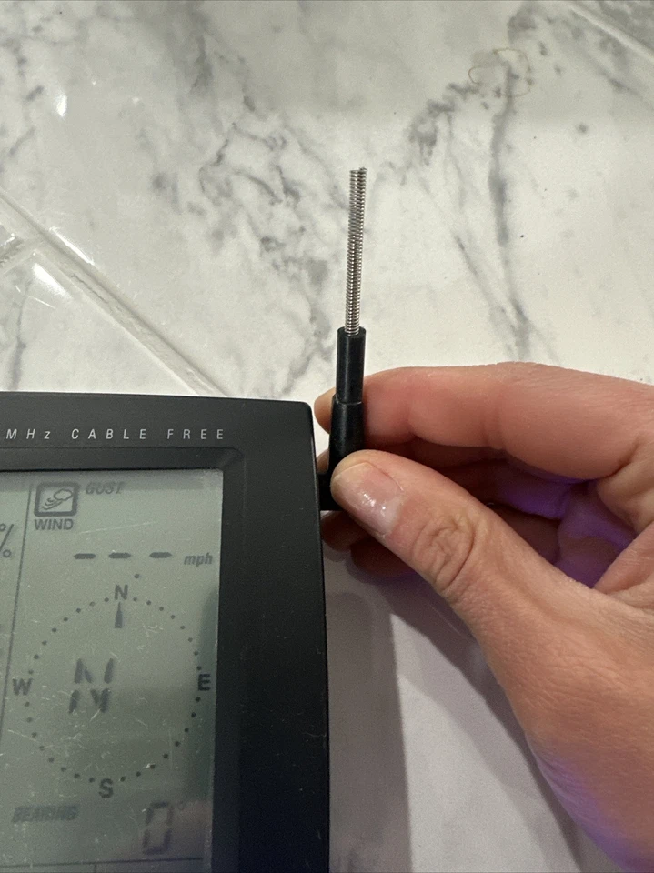 Oregon Scientific Touchscreen Display for WMR968 Wireless Weather Station Black - Image 3 of 4