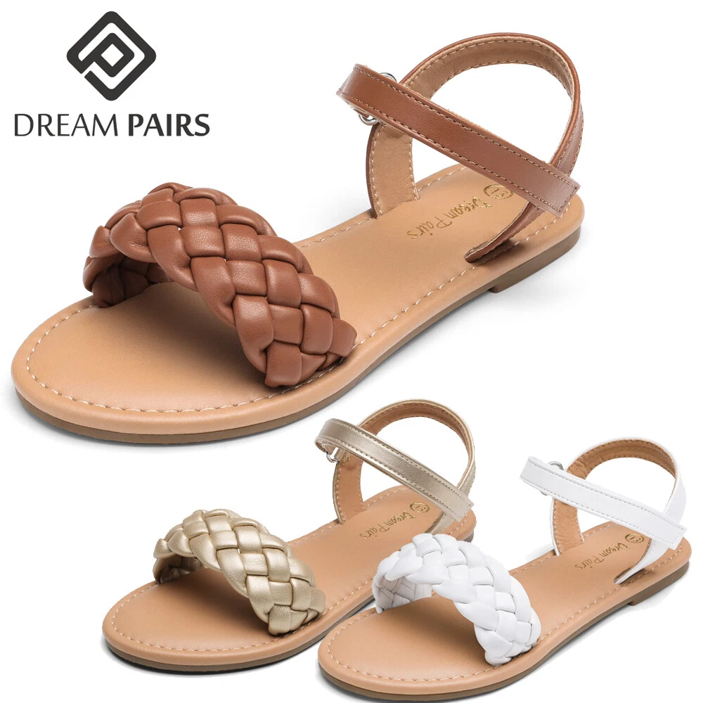 Cream girls sandals sale