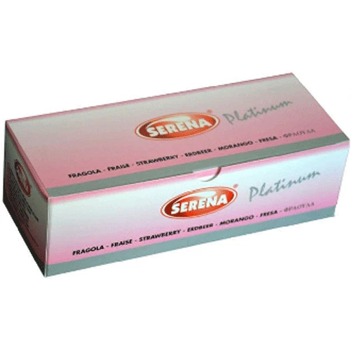 144 Preservativi SERENA FRAGOLA. Scatola profilattici SERENA gusto fragola 144pz