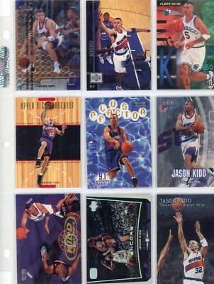 Jason Kidd, Phoenix Suns, Dallas Mavericks, HOF, 9 Cards,  Ungraded, Free Ship!