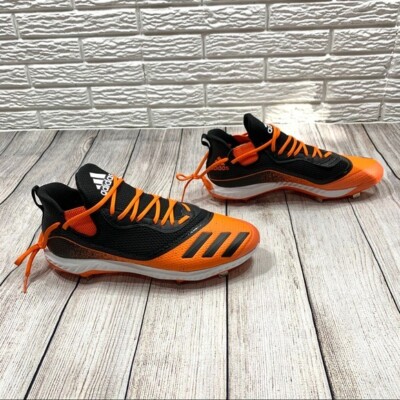 Adidas Orange Black Icon Bounce Baseball Cleats Size 16 | eBay display picture 1