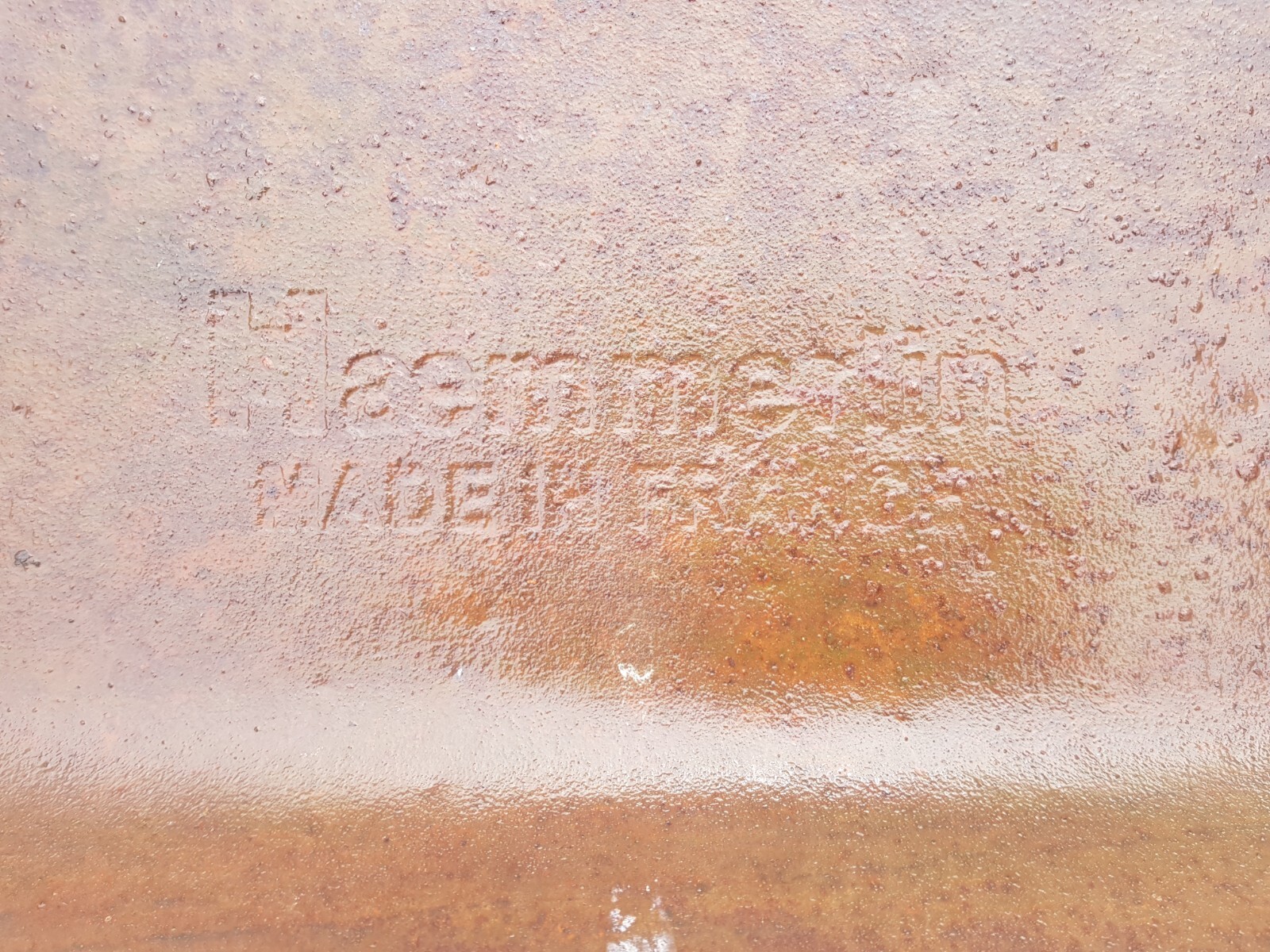 HAEMMERLIN GALVANISED GARDEN/BUILDERS WHEELBARROW WITH SOLID TYRE WHEEL