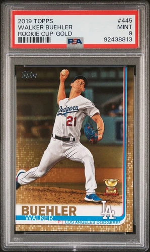 Walker Buehler - 2019 Topps Rookie Cup Gold   PSA 9  #501/2019