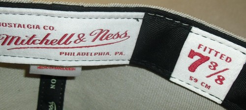 Indiana Pacers Mitchell & Ness Fitted hat sz. 7 3/8 New NBA Reggie Miller - Picture 3 of 4