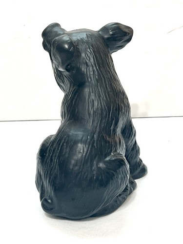 Ceramic Small Black Pig Sitting Down Collector Decor Gift Cute 4"h 4"w Country - Imagen 14 de 16