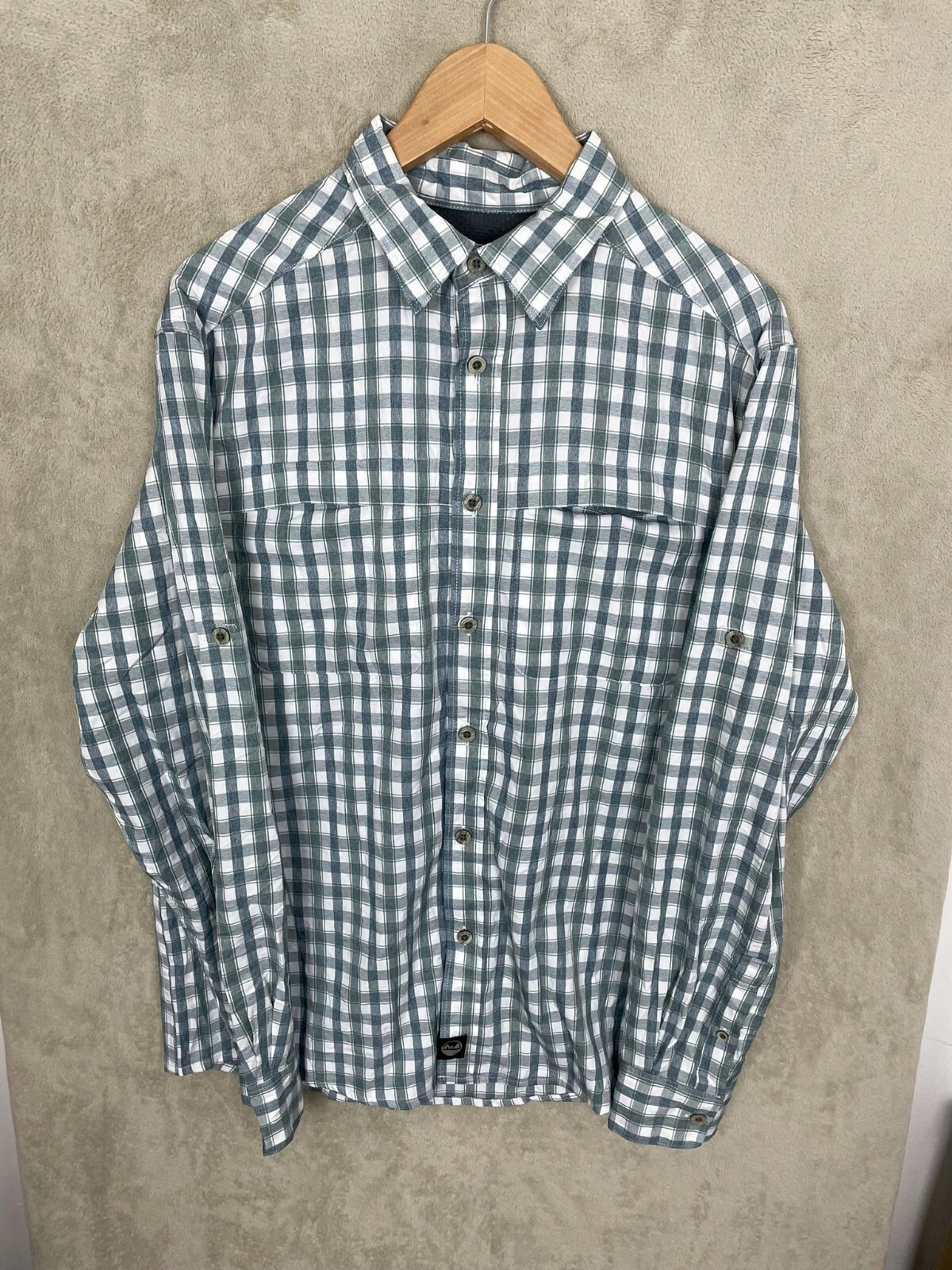 Men's Wrangler Outdoor Series Collared Long Sleeve Shirt Size M Medium Plaid
Opens in a new window o