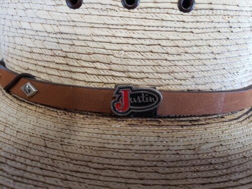 Cappello da cowboy Justin Western Headwear by Milano in paglia 20X UOMO taglia 6 7/8 55 - Foto 3 di 11