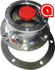 4009, 6 hole hub cap with gasket+side plug Replaces 300-4009