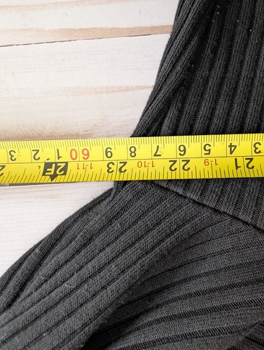 Old Navy Plus Size 2X Womens Black Ribbed Long Sleeve Knee Length Dress - Imagen 4 de 8