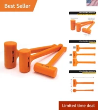 High Impact 3-Piece Dead Blow Hammer Set: Non-Slip Design, Precision Engineering