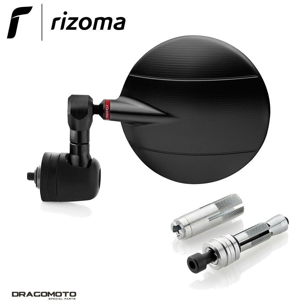 リゾマ バーエンドミラー Spy-R BS294B BS294B リゾマ rizoma バーエンドミラー SPY-R100 直径94.5mm