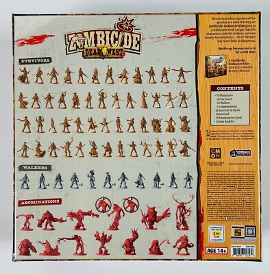 Zombicide Dead West Undead Or Alive Expansion KS Stretch Goals
