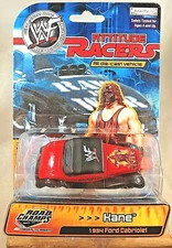 2001 Road Champs WWF Attitude Racers KANE 1934 Ford Cabriolet Red/Black Die-Cast