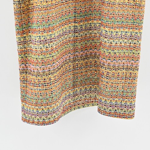 Vtg DAVID MEISTER Tweed Strapless Dress Size 8 Multicolor Knee Length Retro - Picture 12 of 12