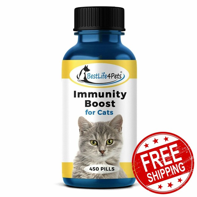 IMMUNITY BOOST FOR CATS 450 Pills Immune System Support Natural
