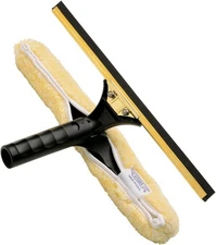 Ettore 71180 Backflip Window Squeegee, 18 Inch, Gold, Black
