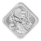 Royal UK Mint Silver Britannia and Liberty Silver COIN - 1oz Square