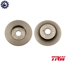 2x BRAKE DISC DF4961 FOR SMART FORTWO/HATCH/PEQUENO/Cabrio CABRIO CITY-COUPE