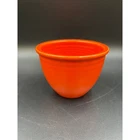 Fiesta Mixing Bowl 1 Red Vintage Homer Laughlin Radioactive Red Art Deco Ceramic