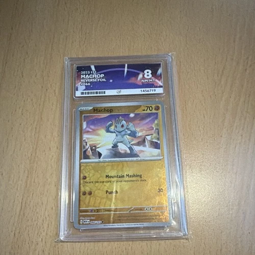 Machop 066/165 ACE graded card