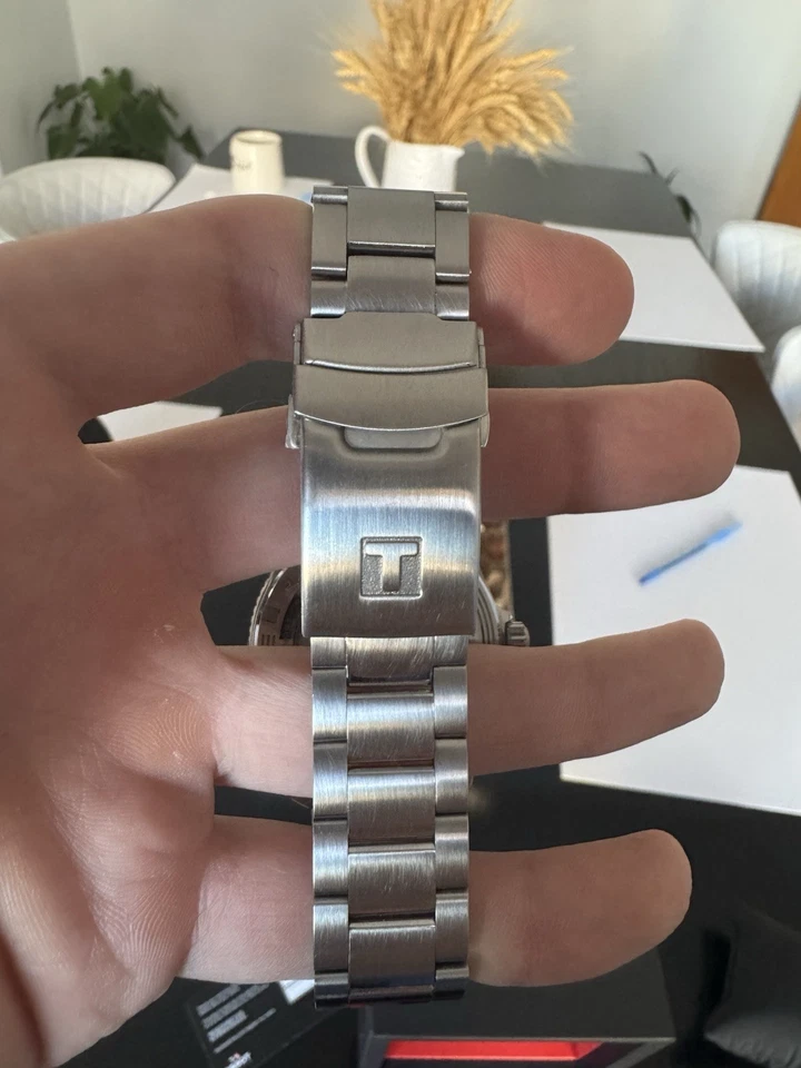 Reloj Tissot Seastar 1000 Powermatic 80 para hombre esfera turquesa 40 mm T120807 Foto 4 de 4