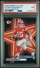 2025 PANINI ROOKIES & STARS BLACK & BLUE #7 PATRICK MAHOMES II 3/5 PSA 9