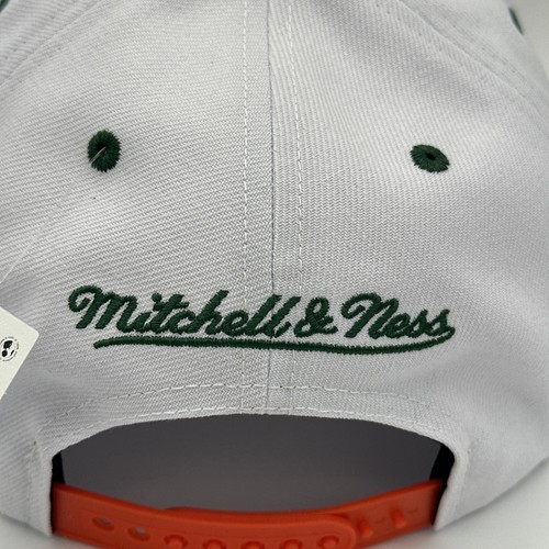 Mitchell and Ness Miami Hurricanes Retrodome Snapback Hat NCAA Pro Crown Fit - Picture 9 of 16