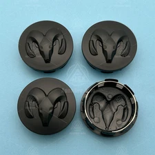 4X Matte Black Wheel Center Caps For 2013-2019 Ram 1500 Hub Cap Cover 1LB72TRMAB