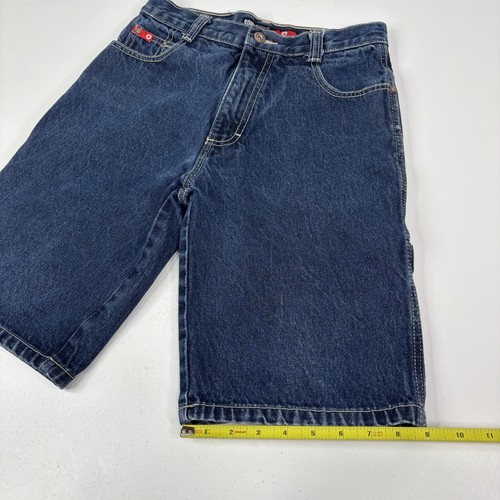 Southpole Jean Shorts RN82628 Boys 12 Dark Wash Baggy - Picture 8 of 11
