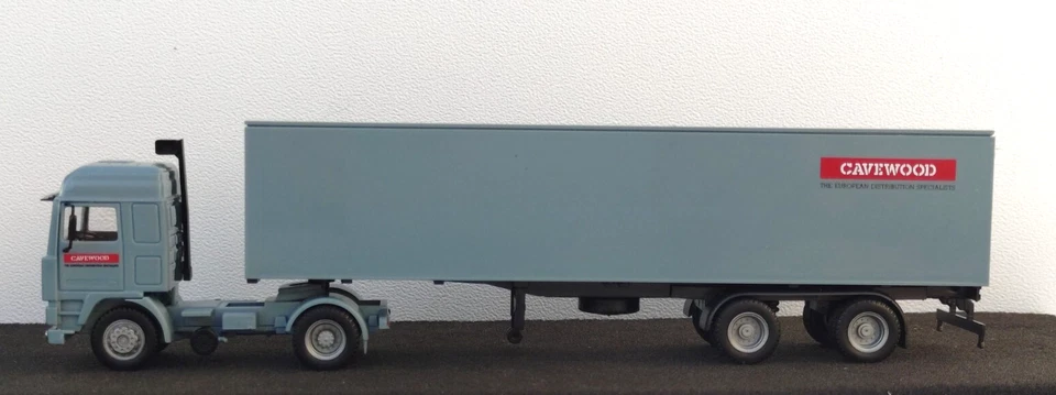 HERPA 142137 HO VOLVO FH12 Semi-Remorque CAVEWOOD A Restaurer 1/87 - Photo 2/4