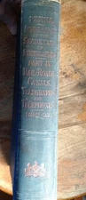 1892 Railway Canal Navagation Telegraph Phone Pa. Annual Report Internal Affairs