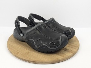Croc Leather Clogs | eBay