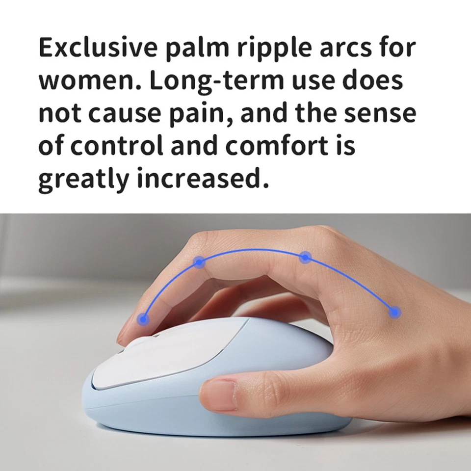 Mofii Wireless Keyboard And Mouse Set 110-Key Full Size -Slim 2.4GHz 1200 - Image 3 of 4