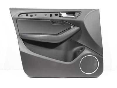 13-17 Audi Q5 SQ5 Front LEFT Driver Side Interior Door Panel Sabre Black OEM