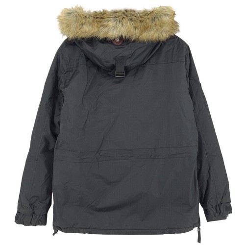 Geographical Norway Men Parka Jacket Anorak Insulated Black Wg2 Size S - Picture 2 of 12