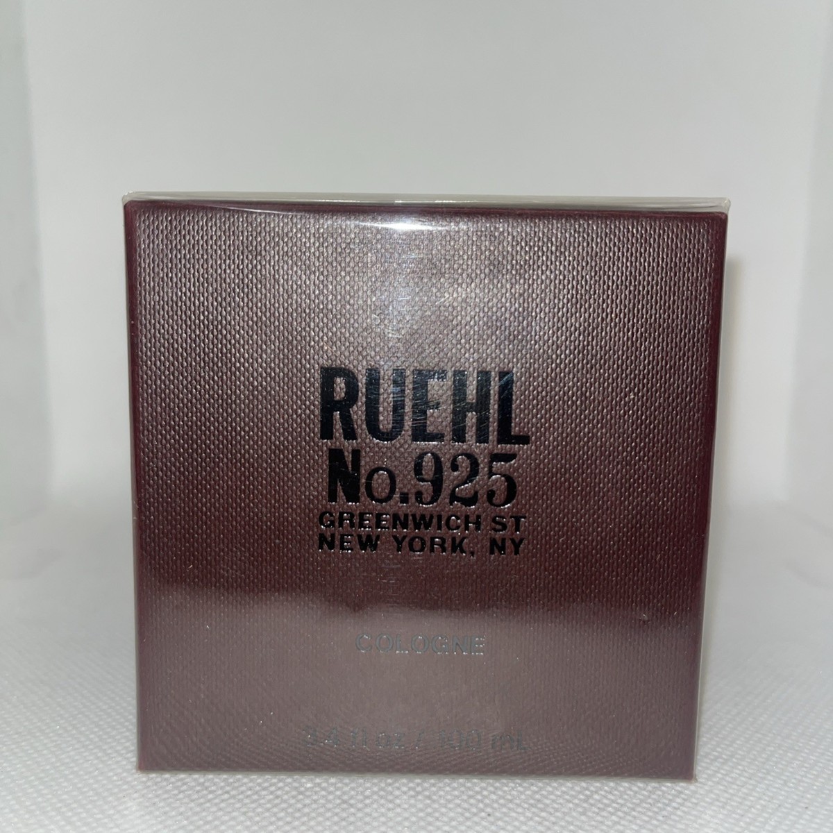 Vintage Ruehl No. 925 Cologne for Men SIGNATURE 3.4 Oz 100 mL New