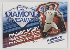2011 Topps Redemptions Diamond Giveaway Code Cards Tim Lincecum #TDG-10 0w8