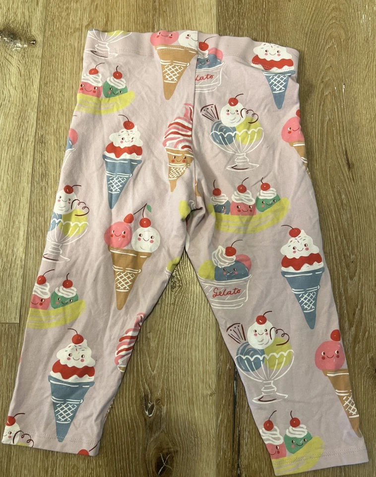 Leggings Capri Mini Boden Gelato I’ve Crema Talla 9-10 Años Foto 3 de 3