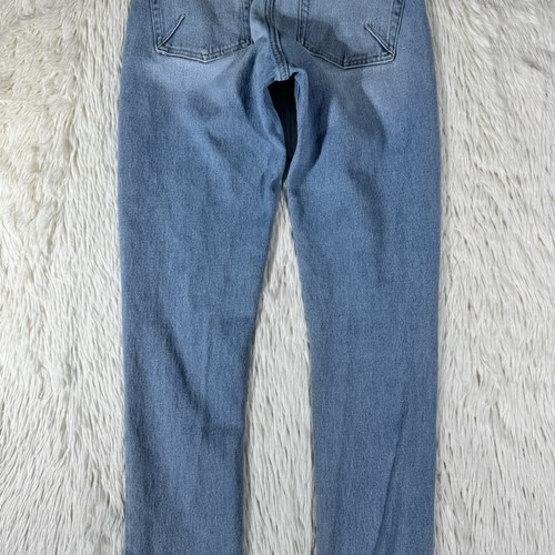 Pantalones de mezclilla ajustados de tiro alto WE THE FREE lavado claro Leila para mujer talla 26 - Imagen 18 de 24