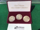 Morgan Silver Dollar New Orleans 1883-1885 3-Coin Set Uncirculated You Grade