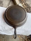 VINTAGE Lodge 10 SK D 3 Notch CAST IRON SKILLET Heat Ring NICE!!!