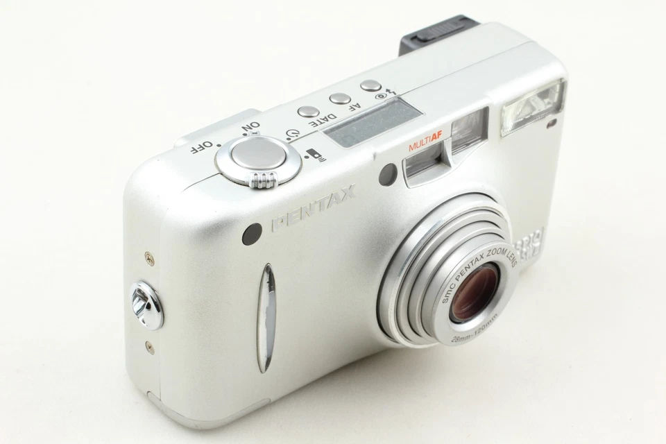 [COMO NUEVA] Cámara fotográfica PENTAX Espio 120SW II plateada de JAPÓN Foto 4 de 4