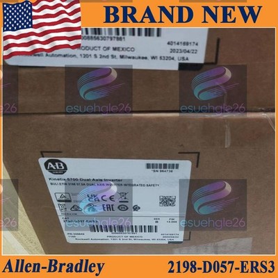 Brand New NEW PLC 2198-D057-ERS3 Kinetix 5700 Dual Axis Inverter Free Ship