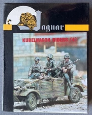 Jaguar 63012 Kubelwagen Riders 1:35 Scale Model Kit 1/35 4 Resin Figures