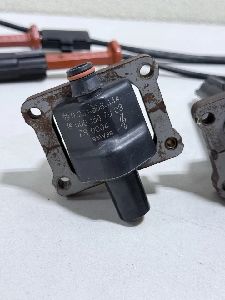 Juego de bobinas de encendido motor Mercedes R129 W140 SL320 S320 E320 1994-1997 OEM #6405 Foto 2 de 4