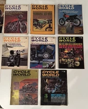 1970 Cycle World Magazine 11 Issues. Rickman-Montesa-Bultaco-BSA-BMW -Bates