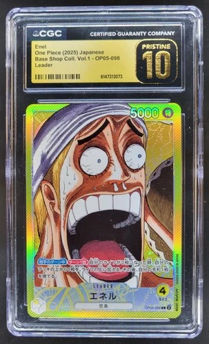 2025 ONE PIECE JP ENEL LEADER OP05-098 CGC 10 PRISTINE KN3