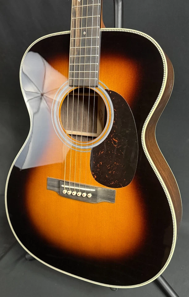 Martin 000-28 1935 Sunburst Auditorium Акустическая Гитара Sunburst с Чехлом - Изображение 4 из 4